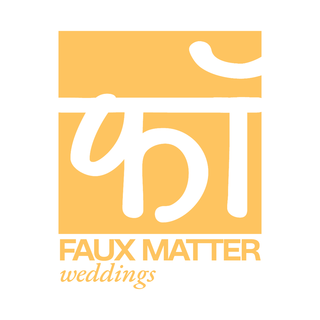 faux matter weddings